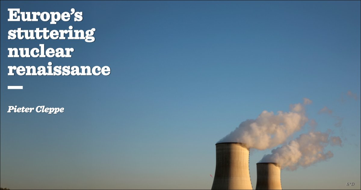 pietercleppe's tweet card. Last month, the European Court of Justice dismissed Austria’s lawsuit against the classification of nuclear energy as a sustainable energy source, ruling that the European Commission was right to…