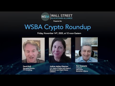 WallStreetBTC's tweet card. WSBA Crypto Roundup for November 14th, 2025!
