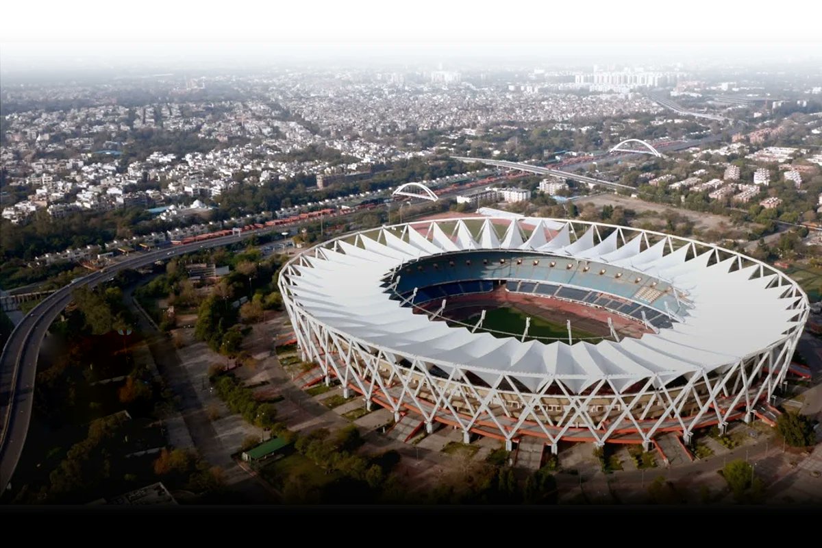 archlivein's tweet card. Delhi's iconic Jawaharlal Nehru Stadium to be demolished to make way for new sports facilities