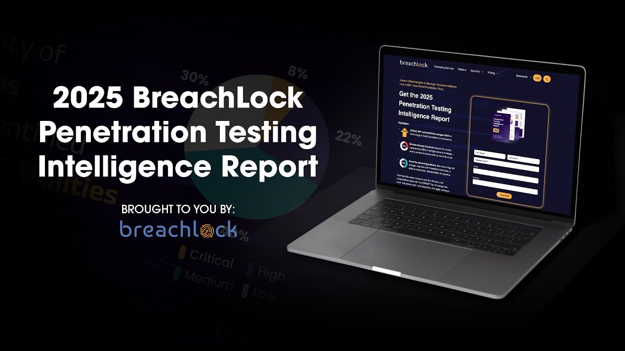 CybersecuritySF's tweet card. 2025 BreachLock Penetration Testing Intelligence Report