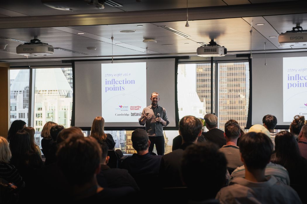 BetaKit's tweet card. Student entrepreneurs and Canadian tech leaders shared stories about personal inflection points: when and why they decided to dream bigger and take greater risks.