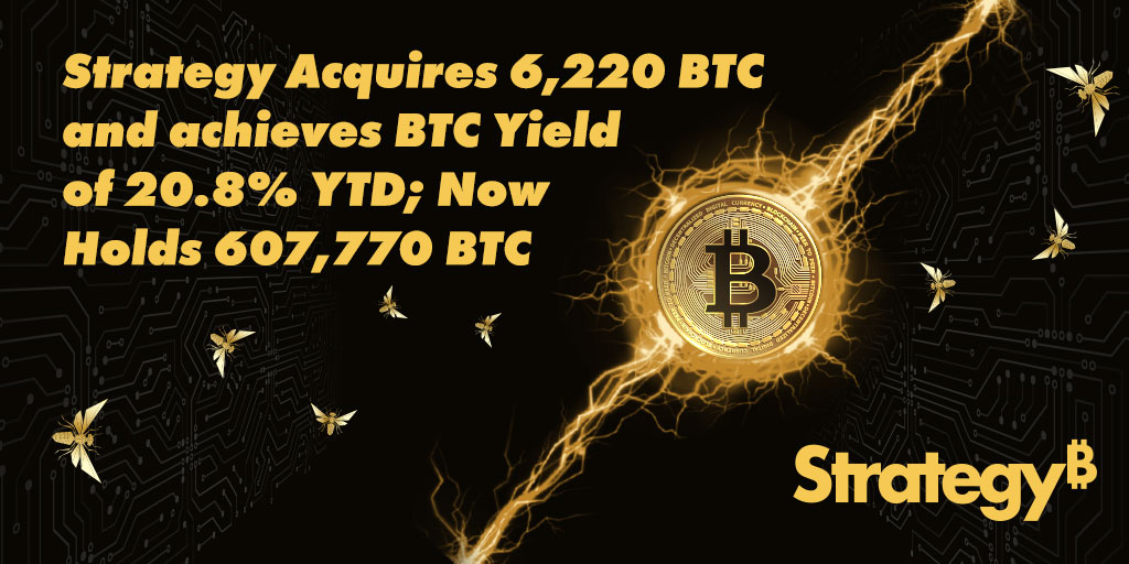 saylor's tweet card. July 21, 2025