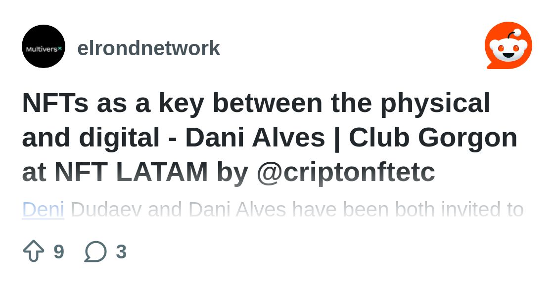 CB_scorpio13's tweet card. Explore this post and more from the elrondnetwork community