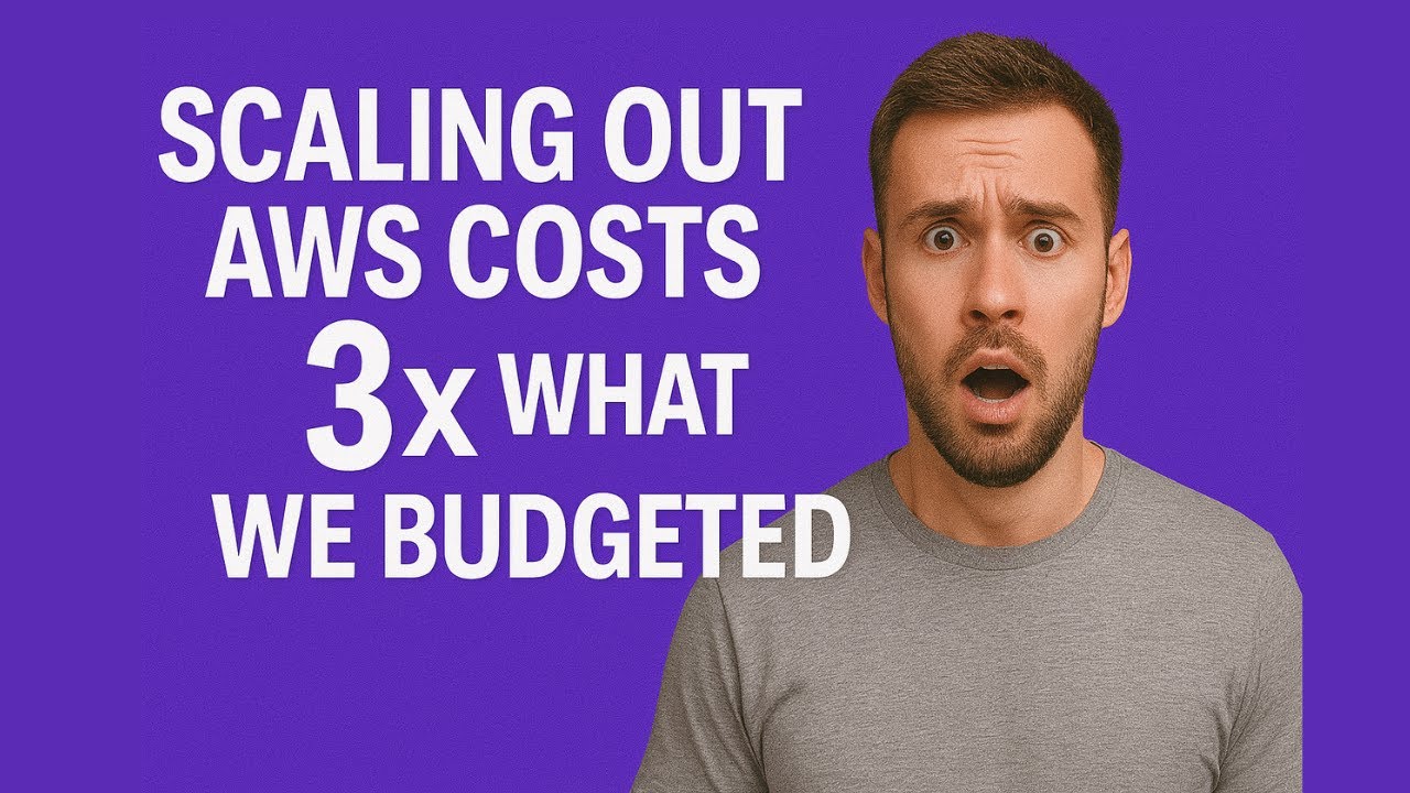 apbusinessideas's tweet card. Scaling Out AWS Costs 3× What We Budgeted