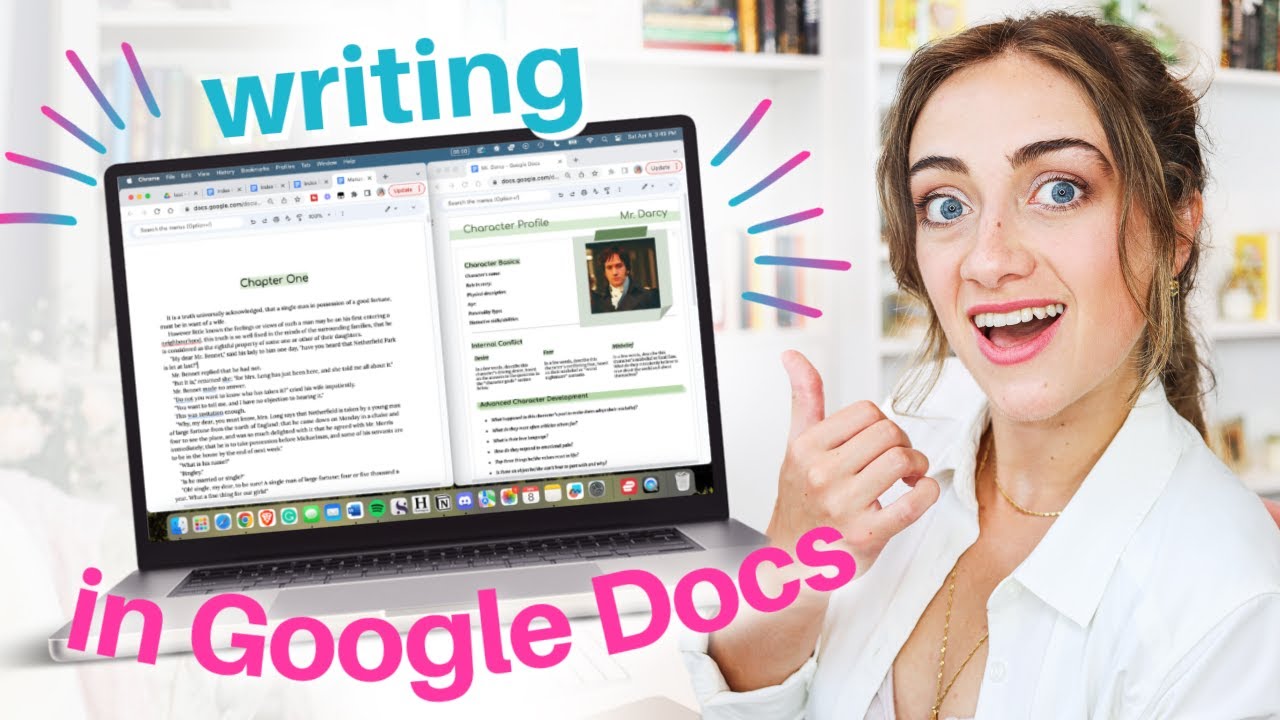 Alex_Mifrin's tweet card. How to Write a Novel in Google Docs