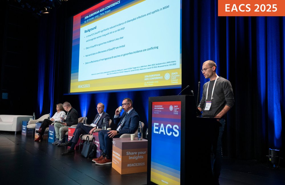 aidsmap's tweet card. A significant number of presentations at last week’s 20th European AIDS Conference (EACS 2025) in Paris were concerned with the bacterial sexually transmitted infections (STIs) syphilis, gonorrhoea...