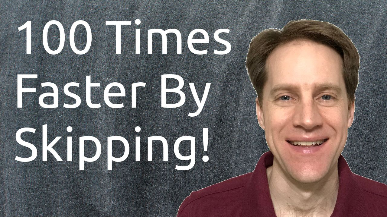 CrestonJamison's tweet card. In this episode of Scaling Postgres, we discuss performance improvements related to skip scans, faster backup & restore, benefits of minimal indexes and more details about my upcoming course discount.