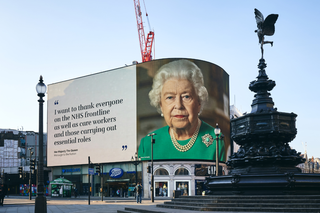 OceanOutdoorUK's tweet card. Spreading goodwill across the nation. Digital out of home delivers work that is noticed and remembered across the world. And over the past five months, Ocean screens have pivoted to support hundreds...
