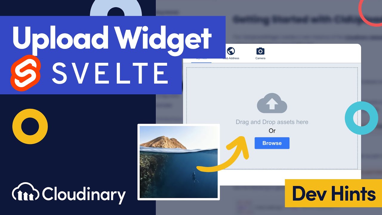 cloudinary's tweet card. Uploading Images & Videos in Svelte with the Svelte Cloudinary - Dev...