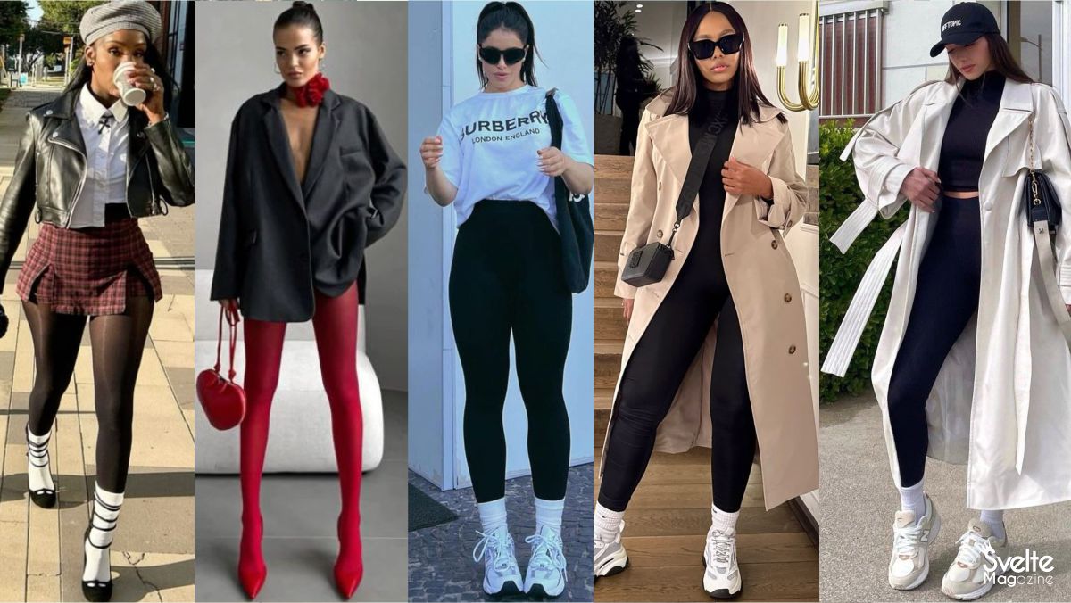 svelte_mag's tweet card. Looking to wear more leggings this autumn? Here are uber chic leggings outfit for fall that'll transform you into a fashion icon