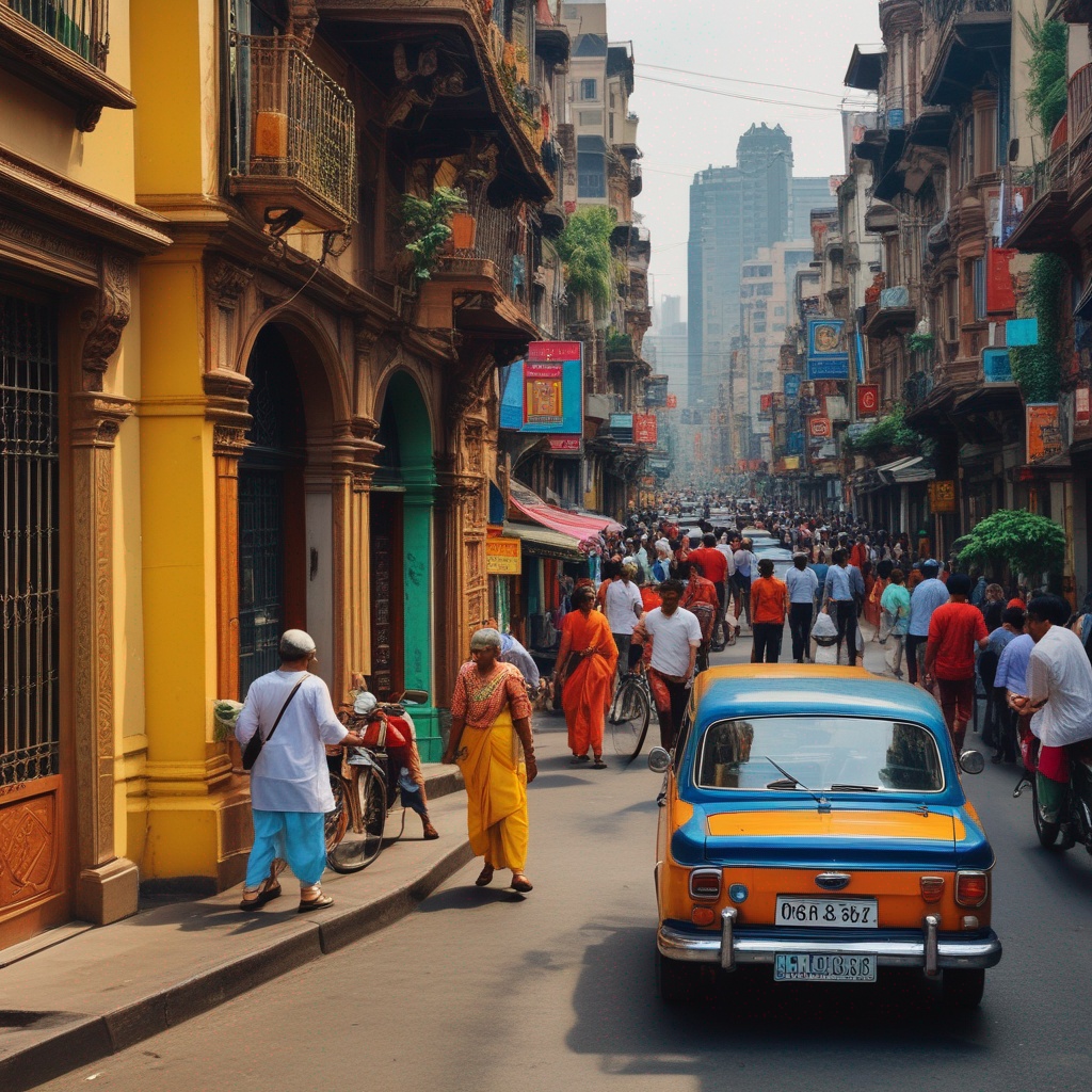 gauravdmehta's tweet card. Streets of Mumbai