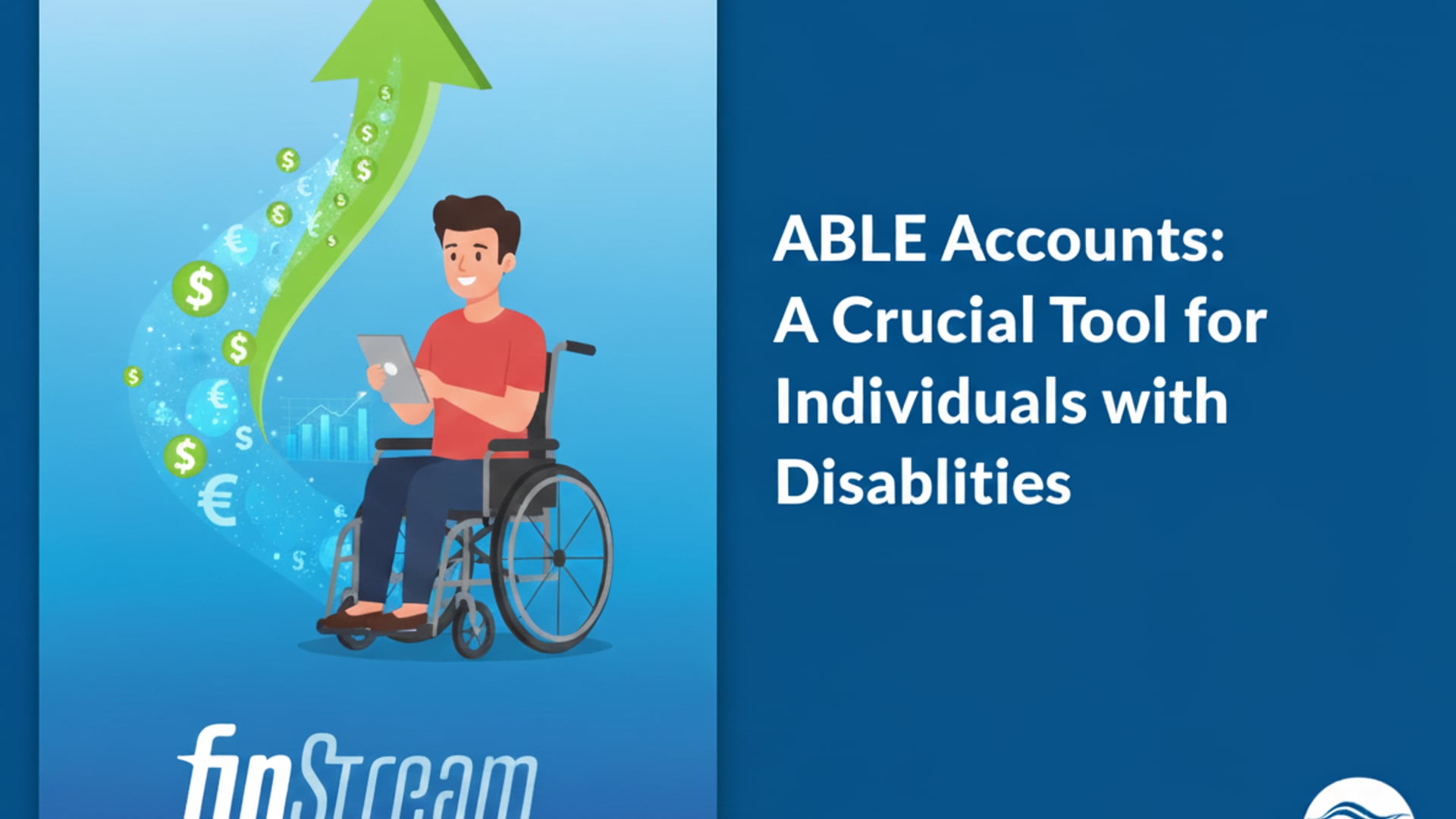 FinstreamTV's tweet card. ABLE accounts empower individuals with disabilities, offering financial flexibility without losing critical benefits. Explore disability-friendly feat