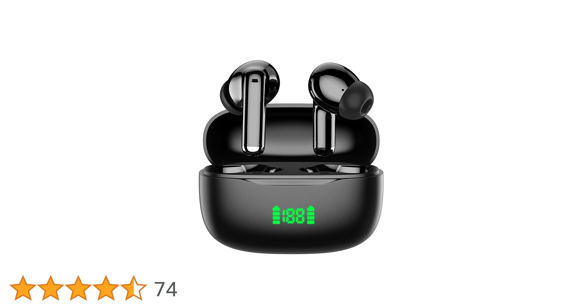 eventjohokan's tweet card. イヤホン Bluetooth ワイヤレスイヤホン 2つのシリコンマイク搭載 AIスマートENC通話ノイズキャンセリング IPX7防水 最大65時間再生 2025最新ブルートゥースイヤホン EDR+Bluetooth5.4搭載 カルナ型 HIFI音質低遅延接続瞬時 片耳/両耳 WEB会議/運動/ゲーム/テレワーク/通学/通勤/スポーツ/音楽用 iPhone/Android対応