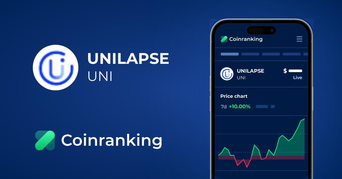 CryptoNotifyBot's tweet card. Track the live price of UNILAPSE (UNI) and explore charts, rankings, and stats. Easily compare the UNI price across all major currencies.