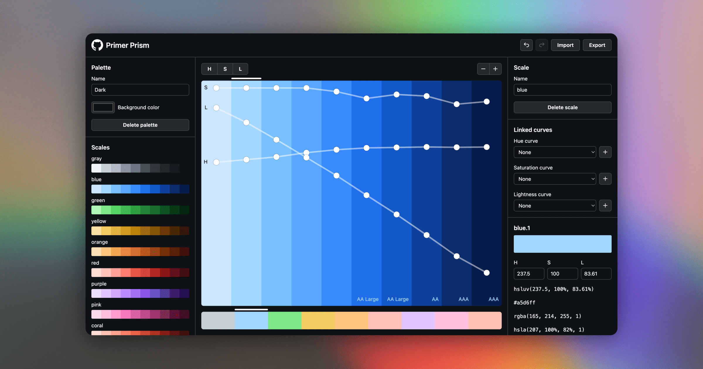githubprimer's tweet card. Learn why the GitHub Design Infrastructure team built a dedicated color tool and how they use it to create new color palettes for GitHub.