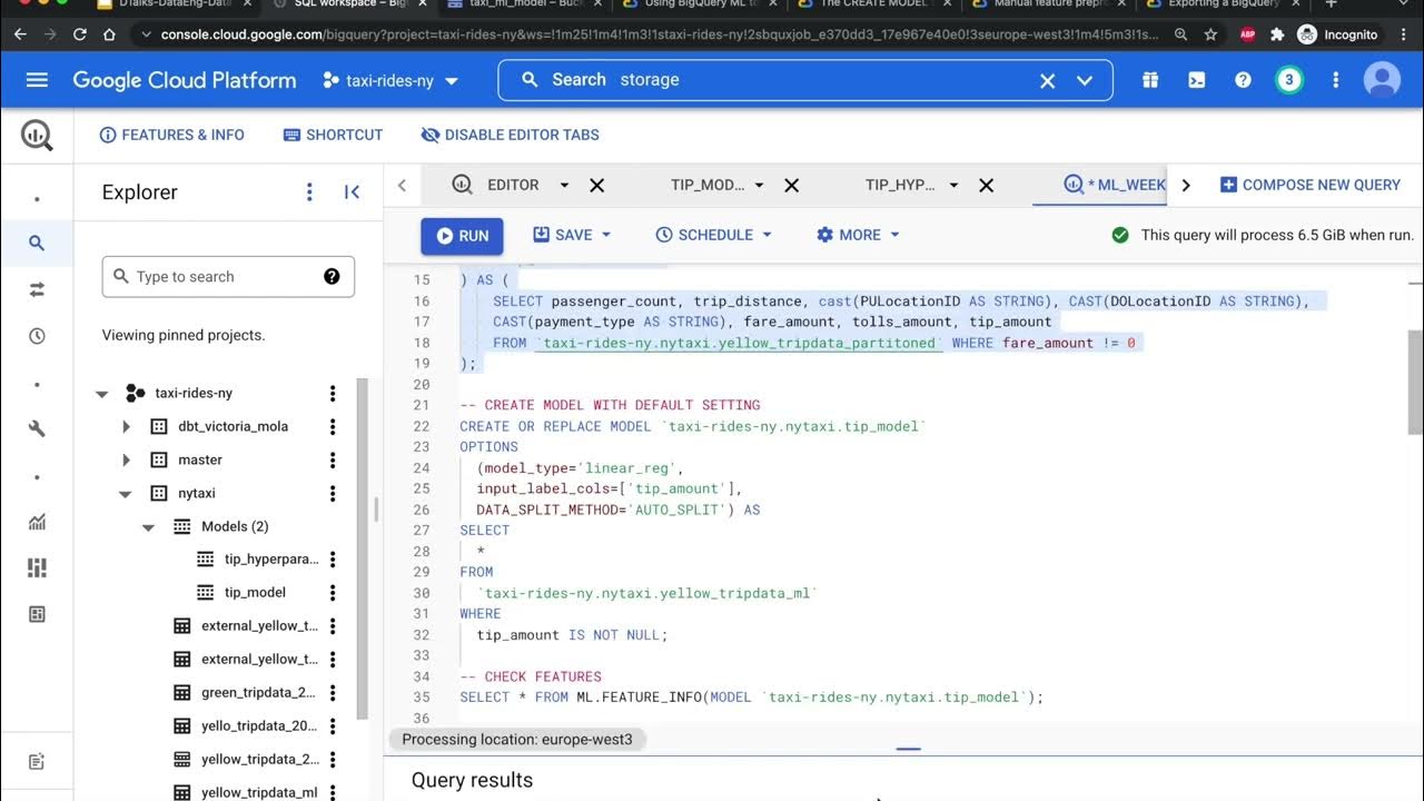 Markus_Clauss's tweet card. DE Zoomcamp 3.3.1 - BigQuery Machine Learning