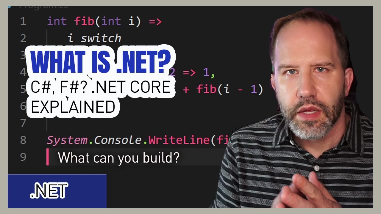 shanselman's tweet card. What is .NET? What's C# and F#? What's the .NET Ecosystem? .NET Core...