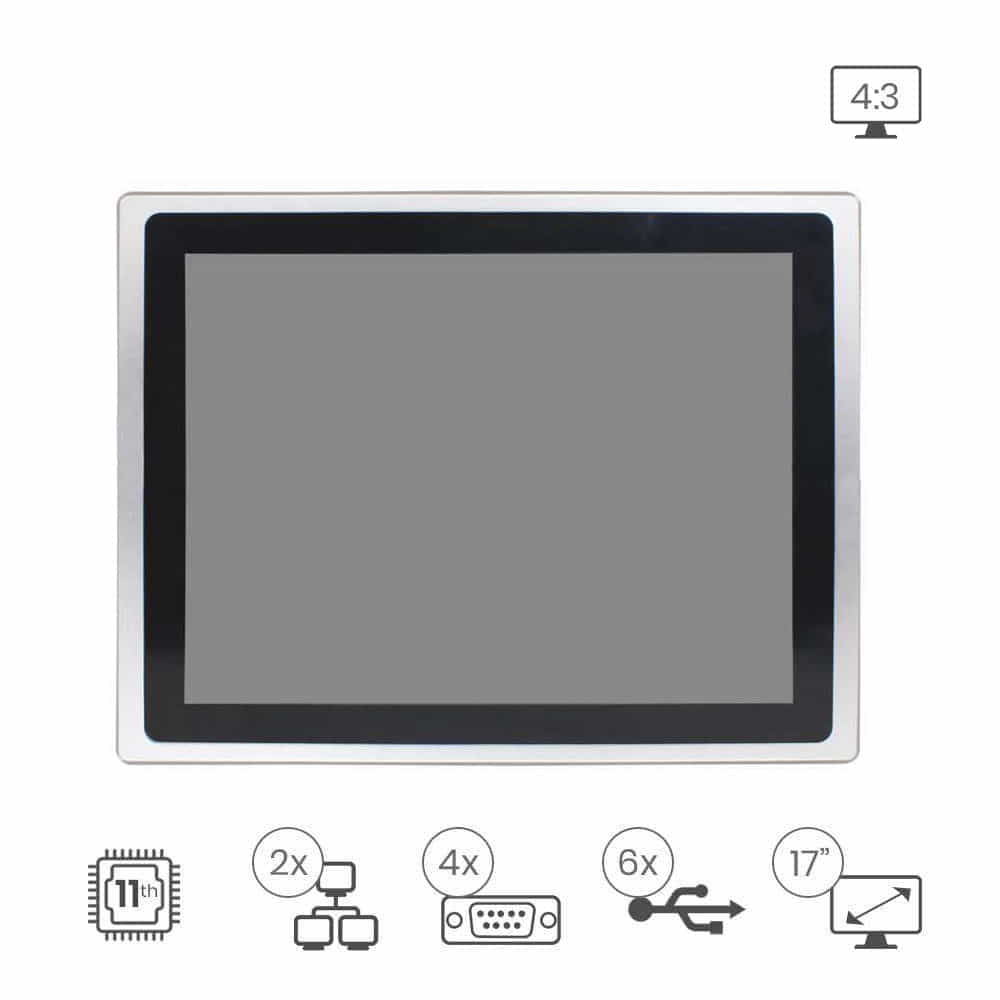 ibertronica's tweet card. Panel Pc 17" 4:3 i5-1135G7. Nuevo Panel Pc táctil en formato 4:3 con sistema de protección Ip65 para los entornos de trabajo más agresivos.