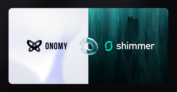 OnomyProtocol's tweet card. We are excited to announce that we are gearing up to bring Onomy’s product suite to Shimmer, and with it, to IOTA’s ecosystem.