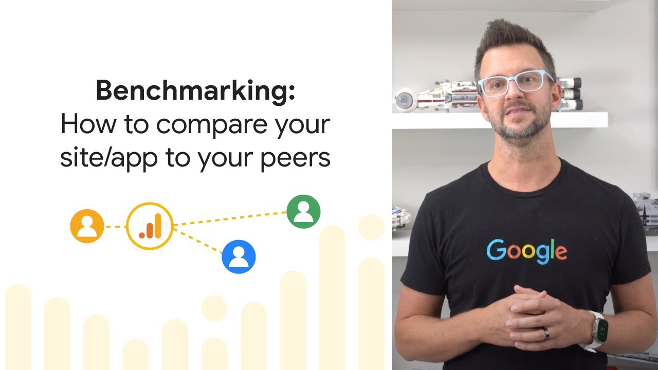 googleanalytics's tweet card. Benchmarking: How to compare your site/app to your peers