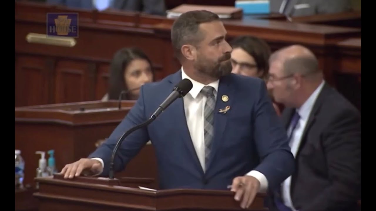causticthreads's tweet card. Pennsylvania Democrat gets mic CUT during epic speech against...