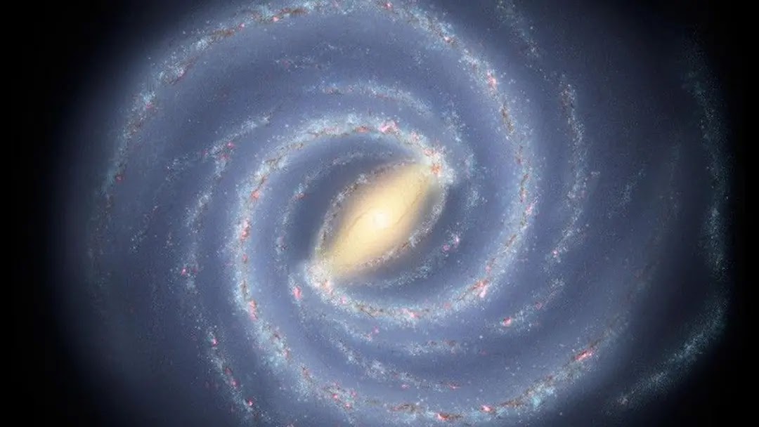 LaVidaOrg's tweet card. Simulación histórica de la Vía Láctea logra modelar 100 mil millones de estrellas con IA, 100 veces más rápida que métodos tradicionales.