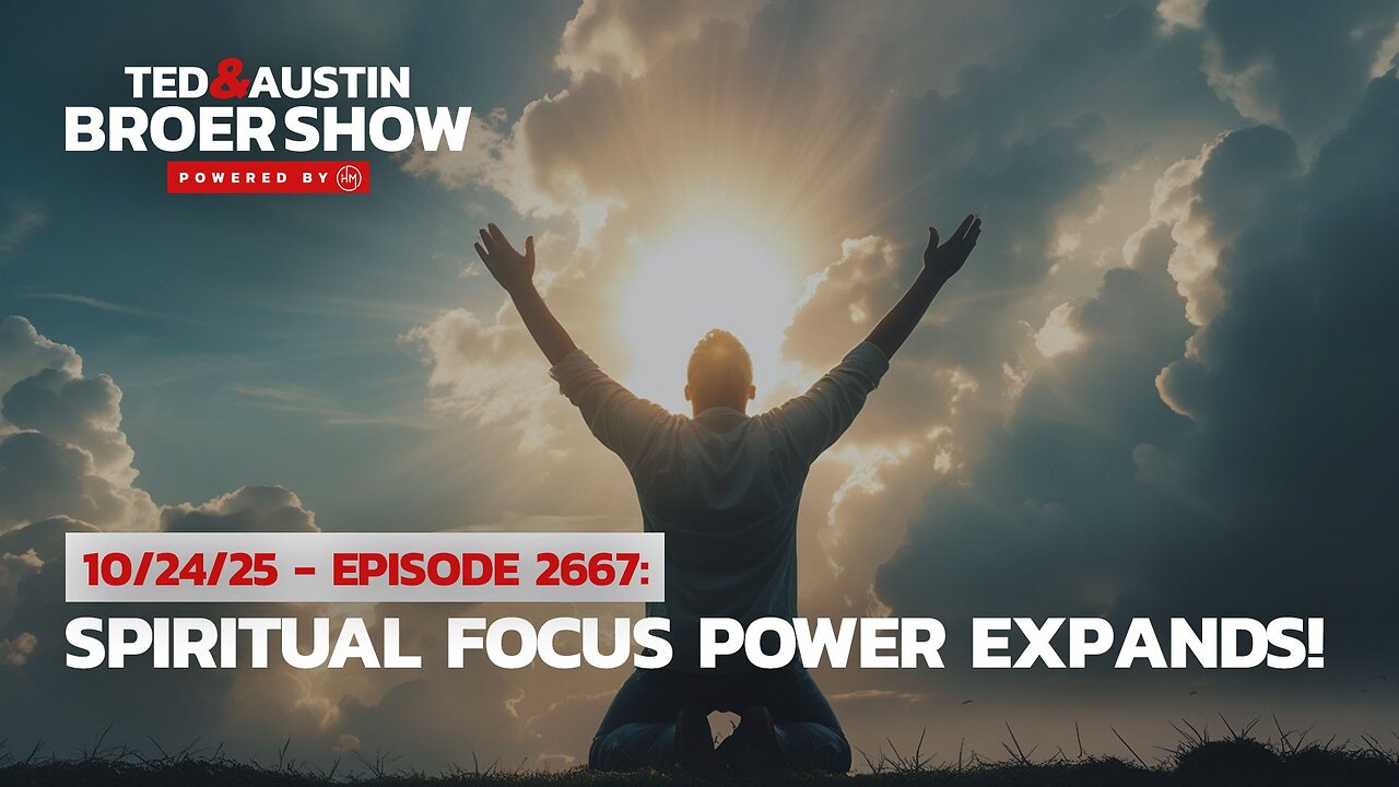 BroerShow's tweet card. In this episode, Ted and Austin Broer examine energy field connections while addressing prayer power importance and faith-based protection strategies against unseen forces. The show opens with planeta