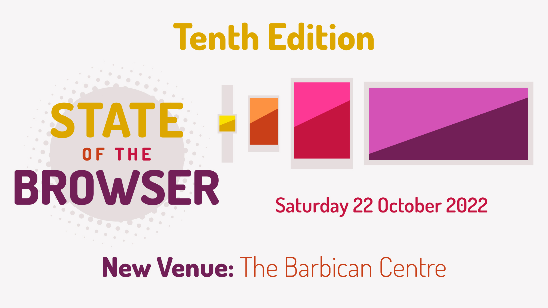 codebar's tweet card. Welcome to the tenth edition of State of the Browser, a yearly one-day, single-track conference with widely-varying talks about the modern web, accessibility, web standards, and more, organised by...