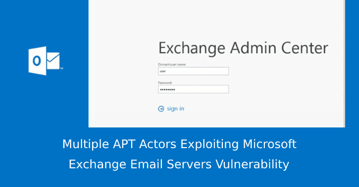 c0n1c's tweet card. APT actors attempting to exploit recently patched remote code execution bug in exchange email servers. The vulnerability can be tracked as CVE-2020-0688.
