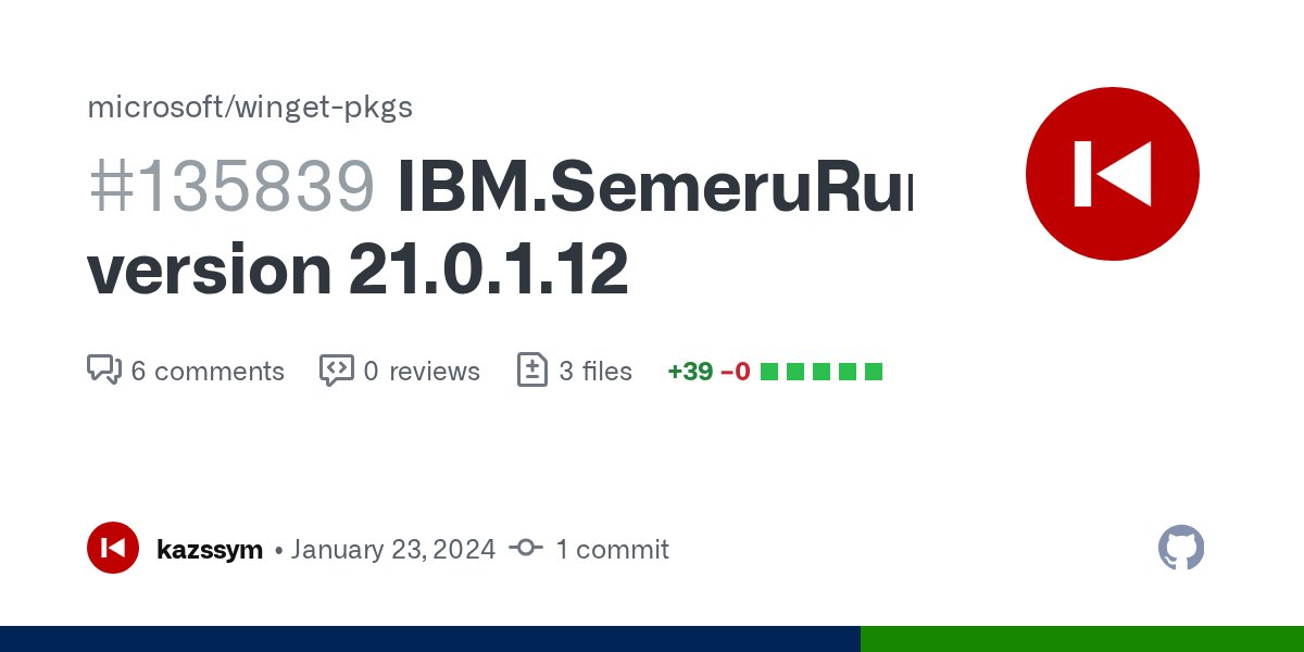 kazssym's tweet card. Have you signed the Contributor License Agreement? Have you checked that there aren't other open pull requests for the same manifest update/change? This PR only modifies one (1) manifest ...