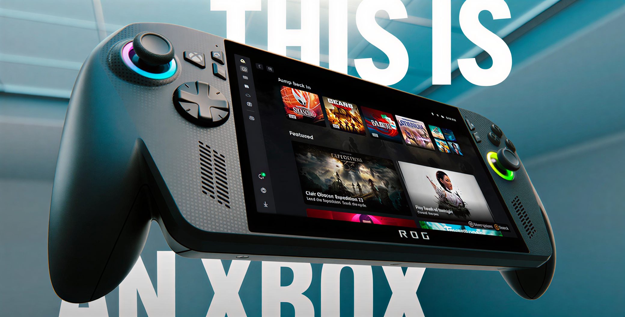 Tech4Gamers's tweet card. Microsoft is allegedly developing official Xbox 360 and other emulation for ROG Ally handhelds, as shared by a reliable insider.