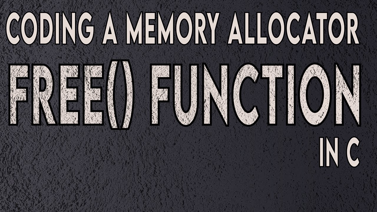 drJonasBirch's tweet card. Coding a memory allocator free() function in C