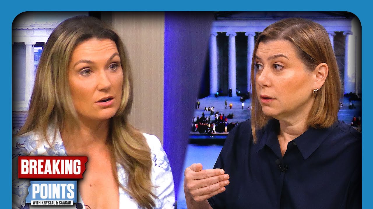 RobotTraitor's tweet card. Krystal And Saagar GRILL Dem Senator On Epstein, Zohran, Israel