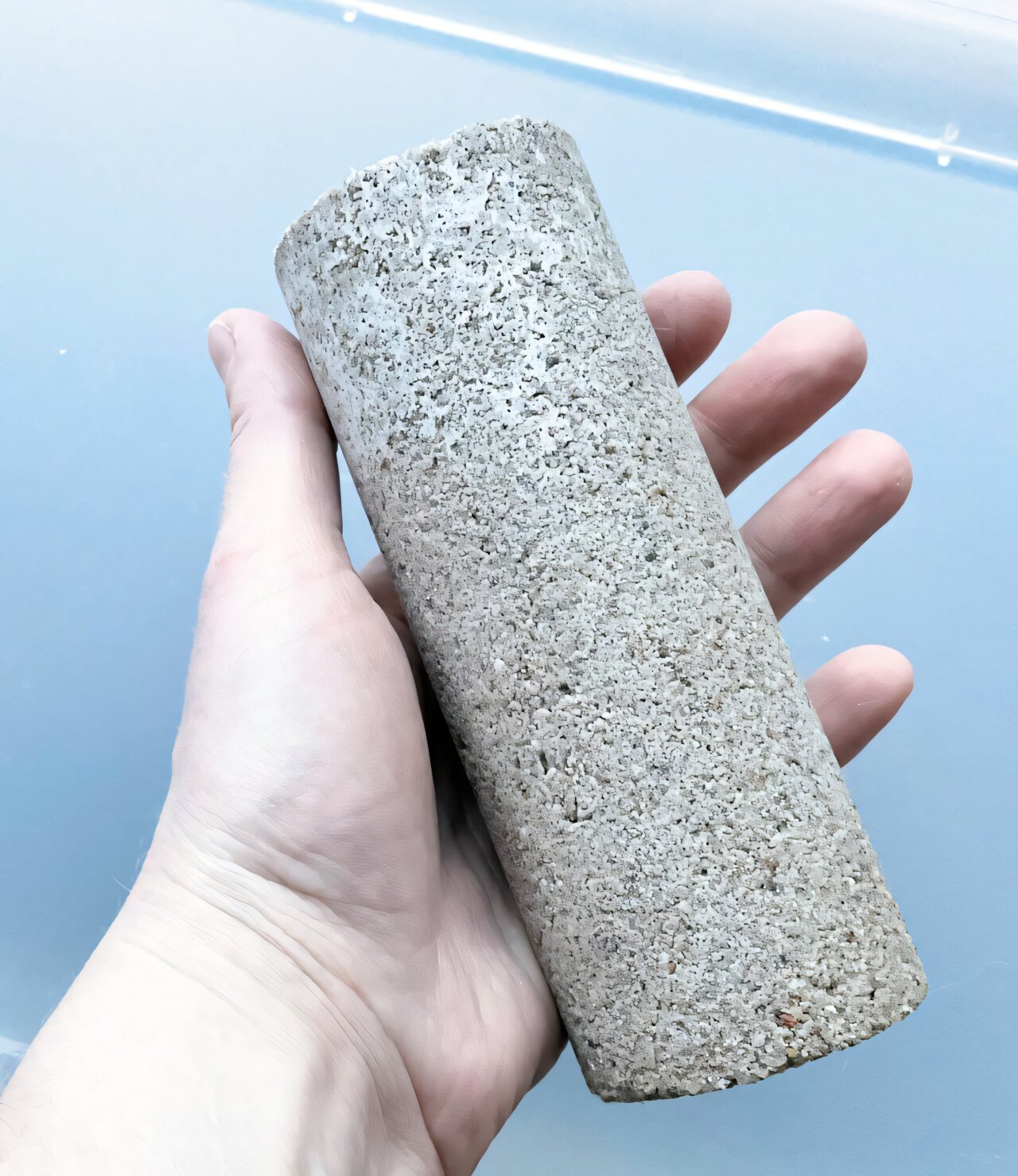 TechXplore_com's tweet card. Researchers at the University of Stuttgart have used microbial processes to produce environmentally friendly bio-concrete from urine as part of a "wastewater-bio-concrete-fertilizer" value chain....