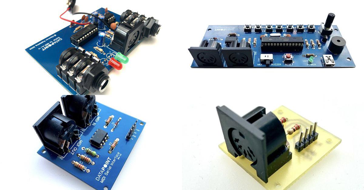 tindie's tweet card. MIDI project boards.