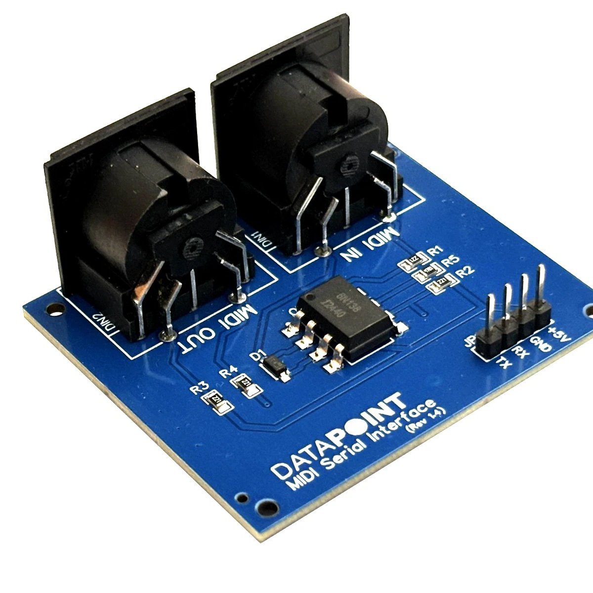 data_point_ltd's tweet card. MIDI Serial Interface (5v) (Arduino Breakout Board)