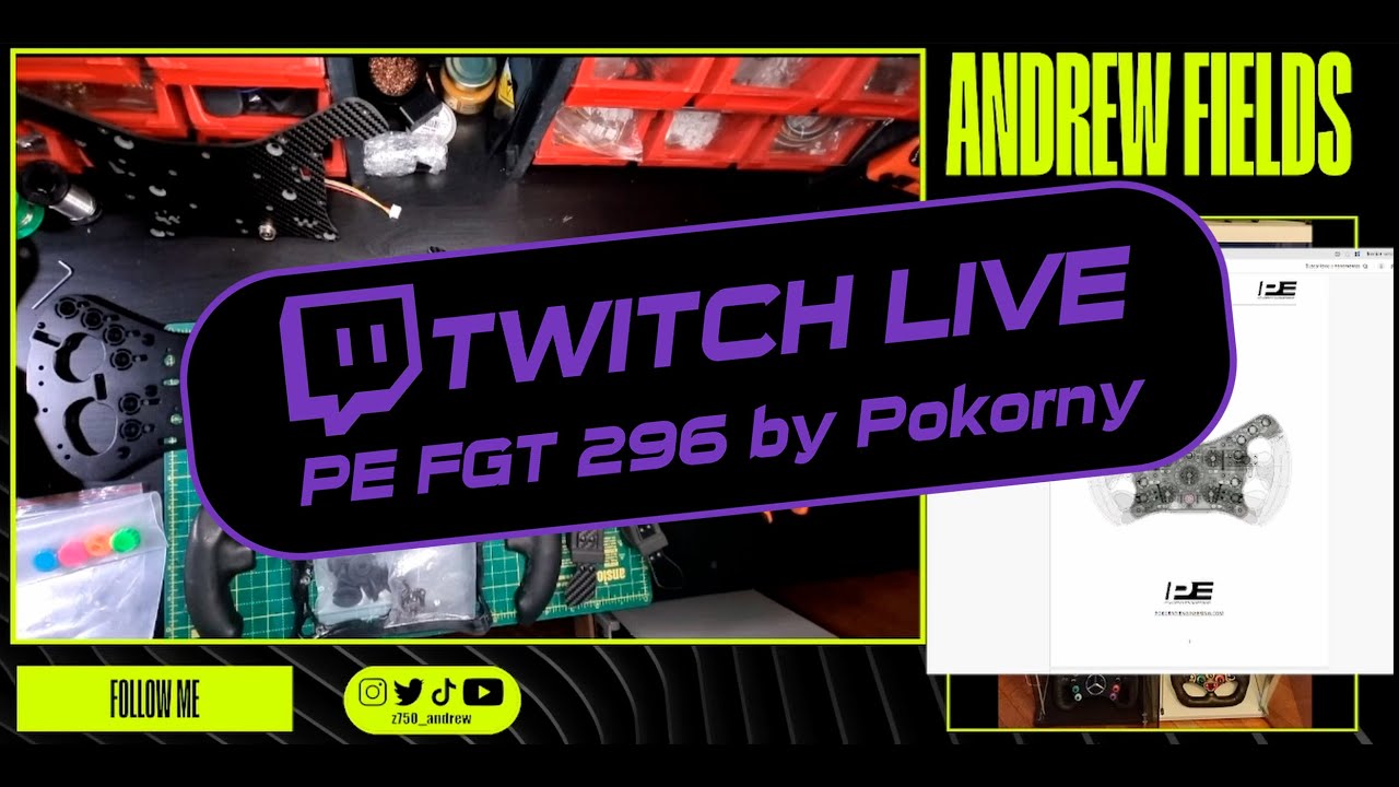 z750_andrew's tweet card. 🟪[ Directo Twitch ] DIY 296 FGT by @pokornyi.engineering Montaje...