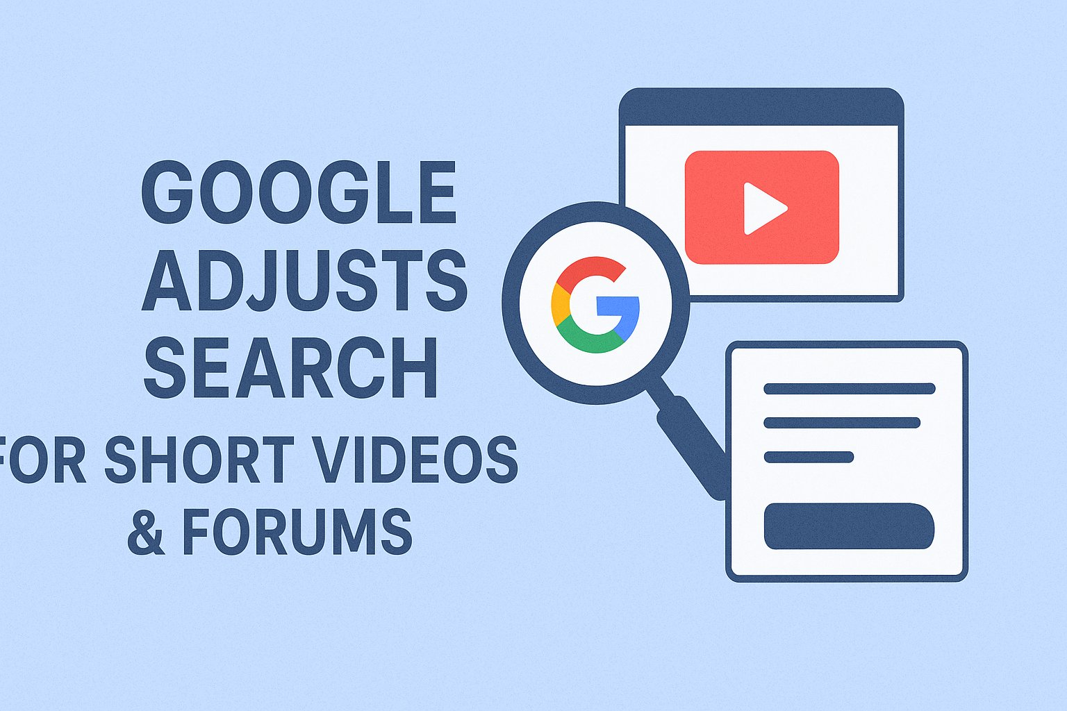 Adsroidapp's tweet card. Discover how Google’s latest ranking adjustments prioritize short-form videos, forums, and user-generated content in response to evolving search behaviors.