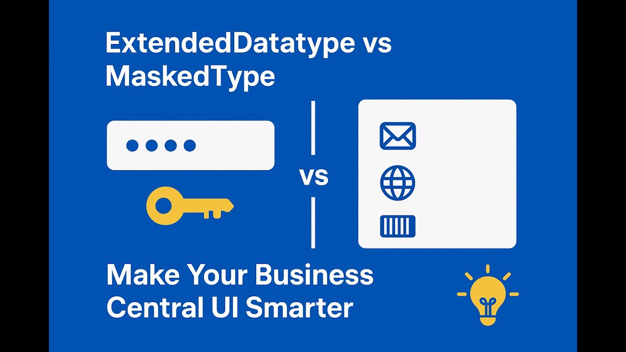 sauravdhyani's tweet card. ExtendedDatatype & MaskedType Explained | Improve Your Business...