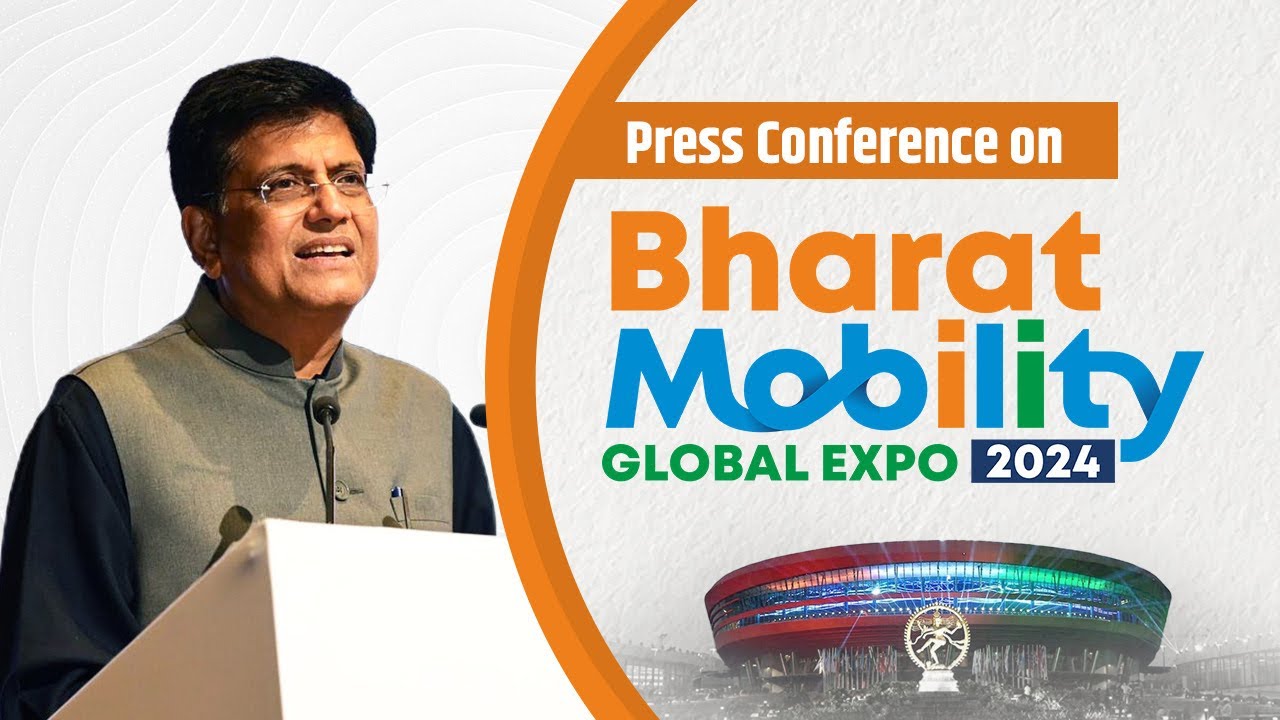 DPIITGoI's tweet card. Press Conference on Bharat Mobility