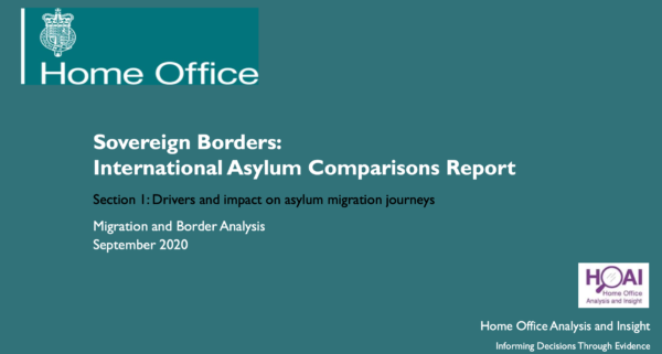ProfSarahCowley's tweet card. With many thanks to Donald Campbell for sharing, you can find the Home Office research report on asylum journeys here. It's well worth a read in full but