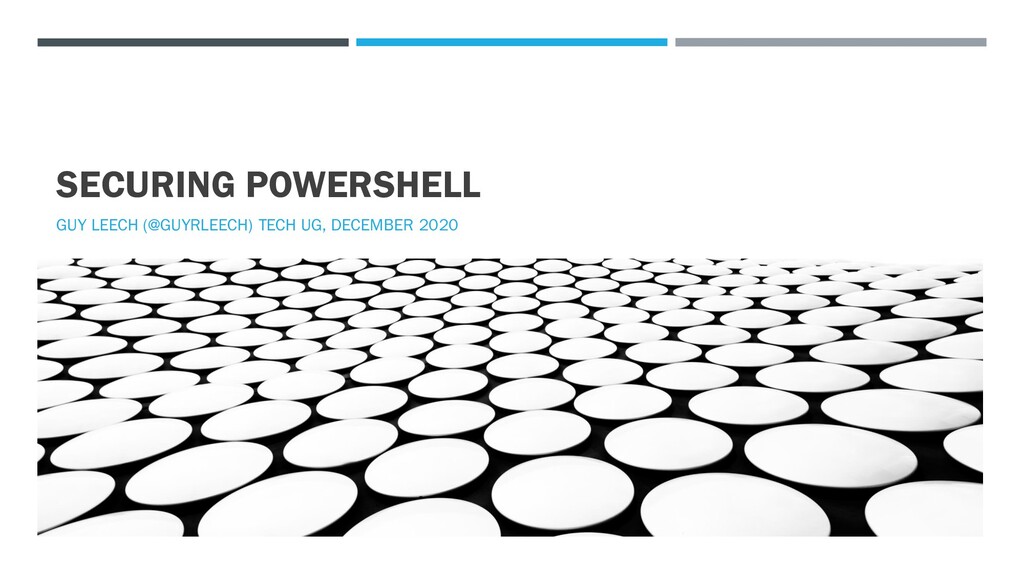 guyrleech's tweet card. Guy explores some PowerShell best practices for keeping your scripts and environment secure and prepare you for the bad guys and girls who will use your…