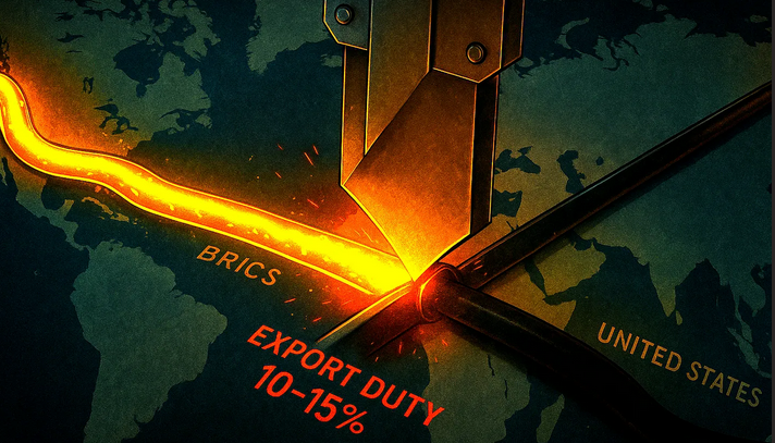 scottsdalemint's tweet card. Above 3,200 dollars, the tariff rate is 10 percent to 15 percent. ...dore, nuggets, ingots, or cast bars will face the highest levy, making foreign