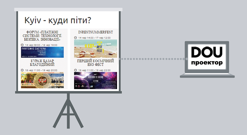 7WebPages's tweet card. Приходить п’ятниця, і виникає питання: а де ж розвіятися сьогодні та на вихідних? Так прийшла ідея створити Dede - сайт, де можна швидко переглянути відсортовані за популярністю події на потрібні...