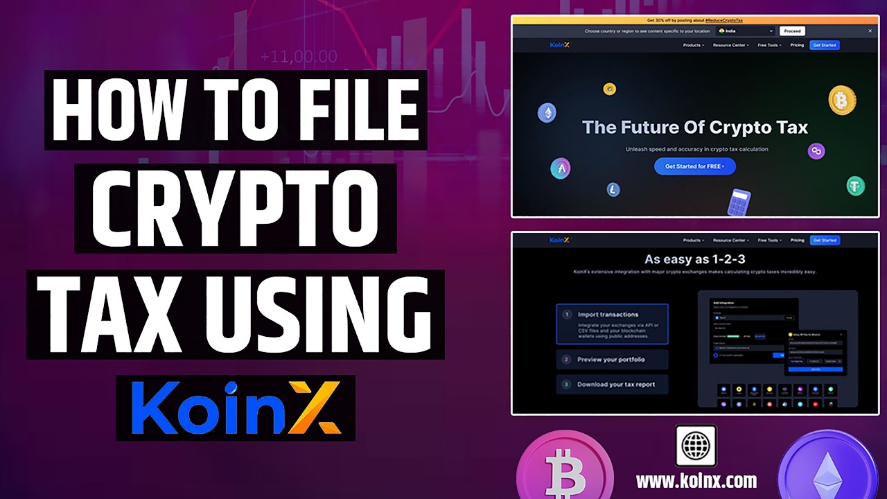 PushpendraTech's tweet card. Filling Crypto Taxes Using KoinX In 2025 | Step By Step Guide