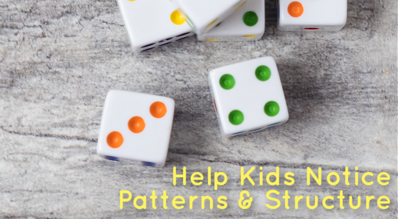 mathgeekmama's tweet card. Help your students make sense of math as they notice patterns & structure in the problems they solve. This helps foster deep understanding & retention.