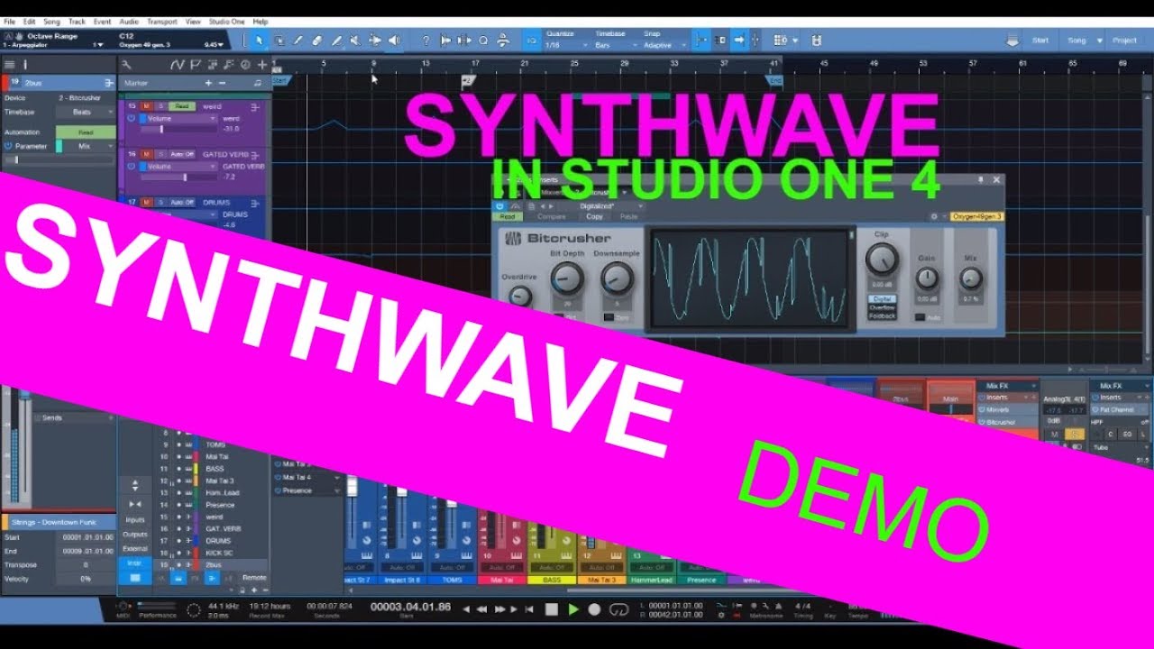 axxessdenied's tweet card. STUDIO ONE 4 | SYNTHWAVE / RETROWAVE MUSIC DEMO
