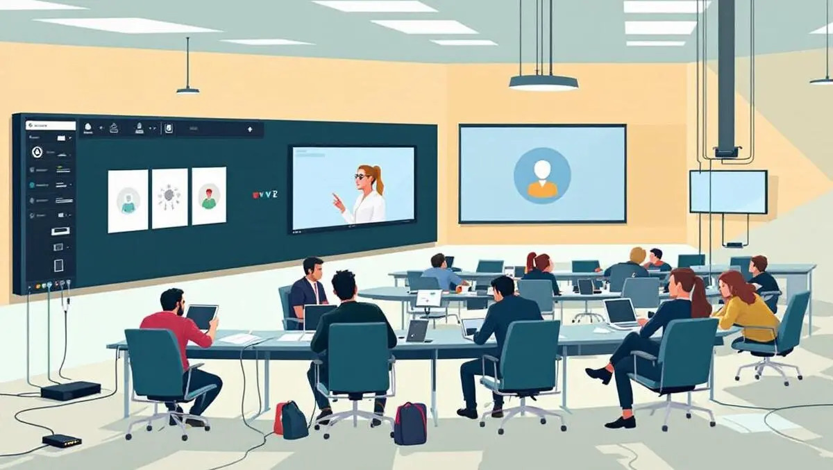 techday_ca's tweet card. John Abbott College in Quebec boosts teaching flexibility and capacity with Kramer's AV over IP, enabling adaptable, networked classrooms without major construction.