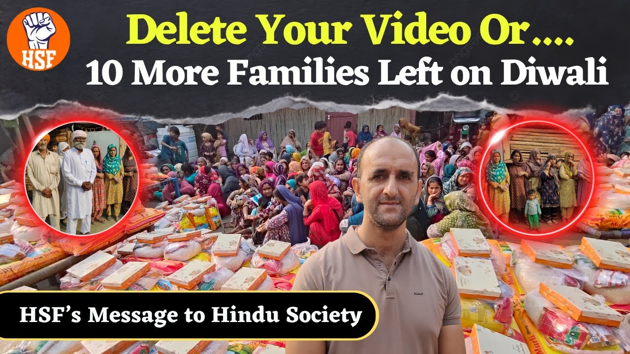 ashutosh_anand's tweet card. 10 More Families Left India in Pain on Diwali | HSF’s Message to...