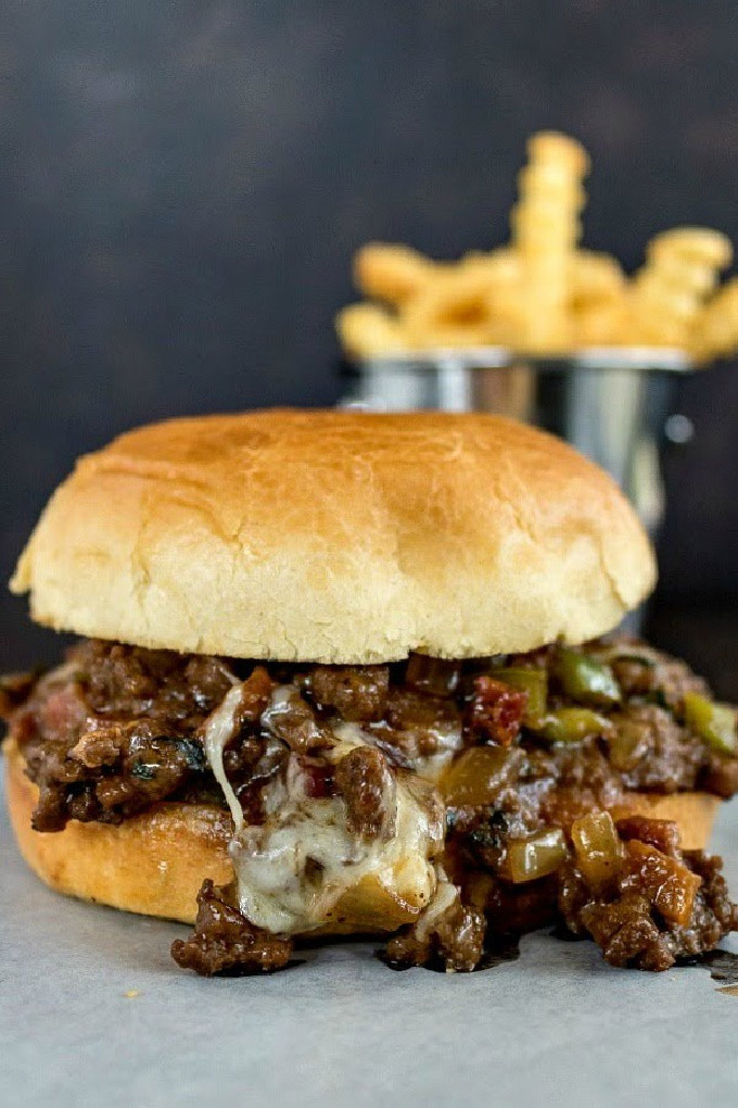 servfromscratch's tweet card. Venison Cheesesteak Sloppy Joes are a great combination of burger and cheesesteak, with loads of flavor in every bite. Get your napkins ready!